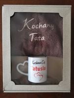 zest.prezentowy ręcznik+kubek KOCHANY TATA