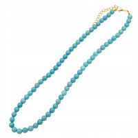 Piękne korale z kamieni naturalnych Turkus 6mm