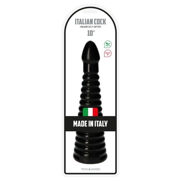 Plug-Italian Cock 10""Black zdjęcie 4