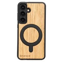 Drewniane Etui Bewood do Samsung Galaxy S25 DĄB z MagSafe