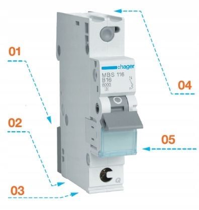 Wyłącznik nadprądowy 6kA 3P C13A QuickConnect zdjęcie 2