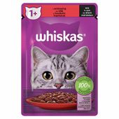 WHISKAS 85G SASZETKA WOŁOWINA