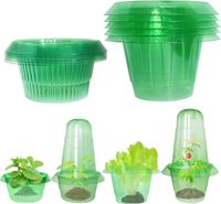 Zestaw 10 Osłon Przeciw Ślimakom do Roślin 24cm Ekologiczne Barierki