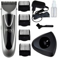 PROFESJONALNA BEZPRZEWDOWA MASZYNKA DO WŁOSÓW FOX TECHNO - STACJA -