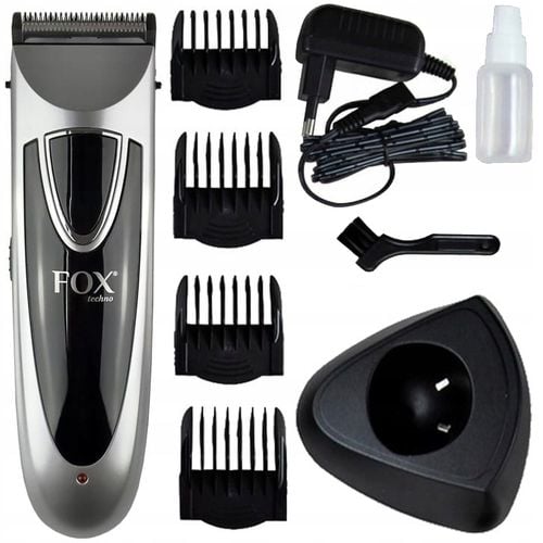 PROFESJONALNA BEZPRZEWDOWA MASZYNKA DO WŁOSÓW FOX TECHNO - STACJA - na Arena.pl