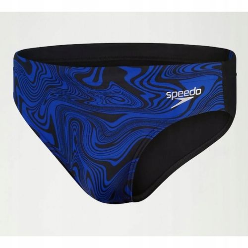 Strój kąpielowy Speedo Allover 7 cm, niebiesko-czarny R26 na Arena.pl