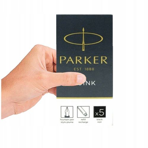 CZARNE NABOJE do PIÓRA atramentowe Nietoksyczne 5 sztuk PARKER DOBRA JAKOŚĆ na Arena.pl