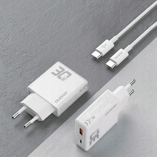 ZESTAW | SZYBKA ŁADOWARKA DO TELEFONU PD 30W ŁADOWARKA USB C + KABEL USB-C na Arena.pl