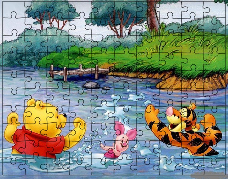 Puzzle Kubuś Puchatek zdjęcie 1