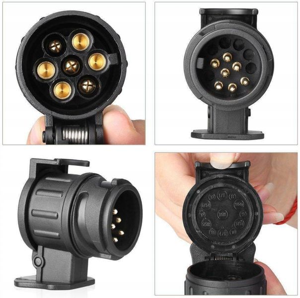 Adapter Redukcja Przejściówka gniazdo hak 13/7 PIN zdjęcie 4