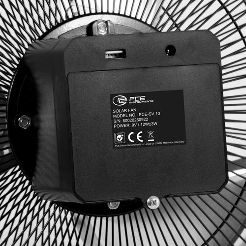 Wentylator SOLARNY bezprzewodowy podłogowy 35 cm 2 biegi PCE Instruments na Arena.pl