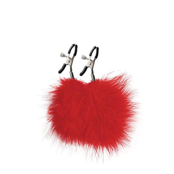 Feather Nipple Clamps With AdjustablePressure, And Soft Comfortable Pads zdjęcie 1
