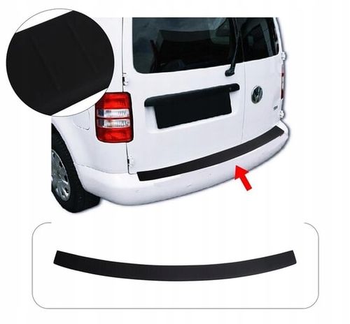 VW CADDY 2 2003-2010 Listwa Nakładka na Zderzak Tylni Czarna ABS na Arena.pl