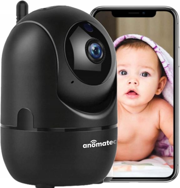 CZARNA KAMERA BEZPRZEWODOWA WIFI 4MPX WEWNETRZNA NIANIA IP APLIKACJA TUYA zdjęcie 11