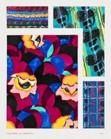Plakat 40x50cm Kwiaty Art Deco v.13, Bénédictus Vintage do Salonu