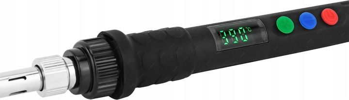 LUTOWNICA PRECYZYJNA KOLBOWA S801B 80W Z REGULACJĄ TEMPERATURY + 9 GROTÓW zdjęcie 7