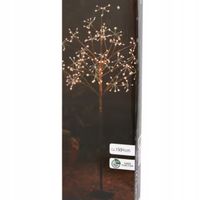 DUŻE ŚWIECĄCE DRZEWKO ŚWIĄTECZNE Ozdoba Choinka Zewn/Wewn 1,5m 216 LED XXL