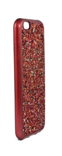 Etui Case Glitter Brokat czerwon Iphone 6 / 6s Szkło na Arena.pl