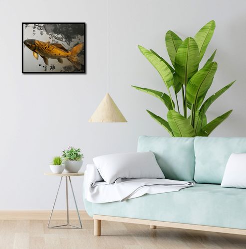 Plakat 50x40cm Spokojna Ryba Koi na Arena.pl