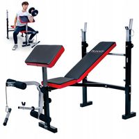 ŁAWKA TRENINGOWA REGULOWANA ŁAWECZKA DO ĆWICZEŃ PLIANT HOB380 pod