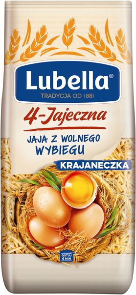 LUBELLA MAKARON 4 JAJ KRAJANECZKA 200G zdjęcie 1