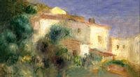 Maison de la Poste, Cagnes, Auguste Renoir - plakat 59,4x42 cm