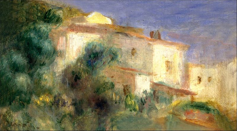 Maison de la Poste, Cagnes, Auguste Renoir - plakat 80x60 cm zdjęcie 1