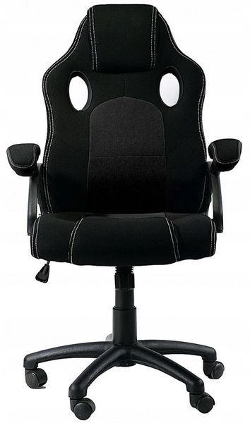 Fotel obrotowy do biurka CARRERA M BLACK FABRIC zdjęcie 2