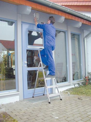 Drabina aluminiowa domowa Krause Corda 4 stopniowa na Arena.pl