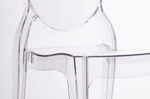 KRZESŁO ELIZABETH TRANSPARENTNE - POLIWĘGLAN na Arena.pl