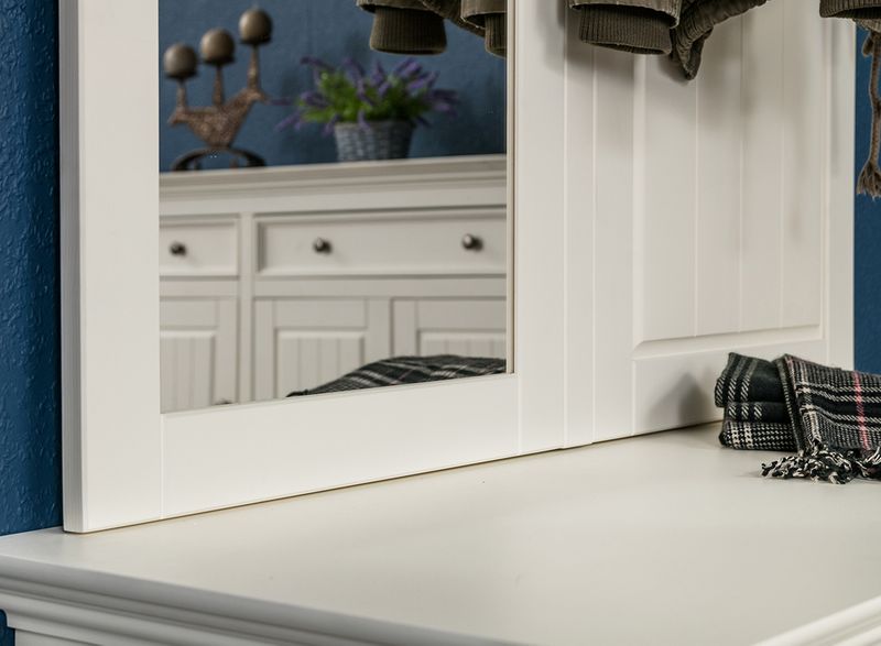 Lustro sosnowe białe 130x47 Belluno Elegante   PL027B zdjęcie 2