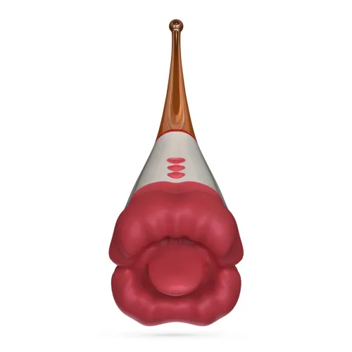 jagger double stimulator red - innowacyjny dwustronny model silikonowy na Arena.pl