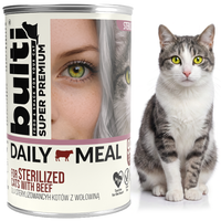 BULTI Daily Meal Sterilized mokra karma dla kota Wołowina z Kurczakiem 400g