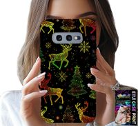 ETUI DO SAMSUNG GALAXY S10E - RENIFER, PŁATEK ŚNIEGU, CHOINKA + FOLIA
