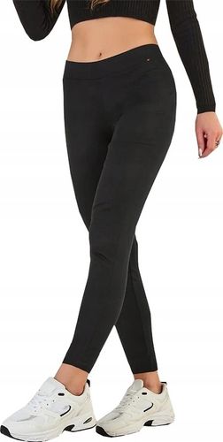LEGGINSY BAWEŁNIANE damskie KLASYCZNE getry MODELUJĄCE 100% KRYJĄCE - S/M na Arena.pl