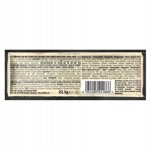Baton proteinowy Jack Link's Beef Bar 5x Original 5x SweetHot na Arena.pl