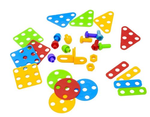 Puzzle konstrukcyjne w pudełku z narzędziami, 193 elementy na Arena.pl