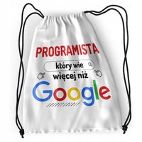 Plecak Programisty Sportowy Szkolny Worek Torba Z Nadrukiem Ze Zdjęciem