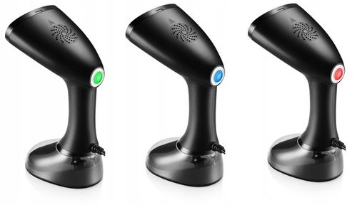 Parownica do ubrań Żelazko parowe REGULACJA PARY 7 DYSZ Czarna 380ml 2000W na Arena.pl