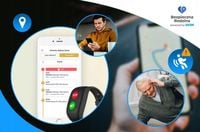 OPASKA DLA SENIORA lokalizator GPS czujnik upadku tętno przycisk SOS PL