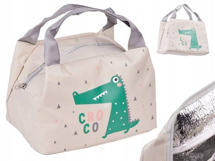 TORBA TERMICZNA IZOLACYJNA LUNCH ŚNIADANIOWA PIKNIK BIWAK NA PLAŻĘ POJEMNA zdjęcie 1