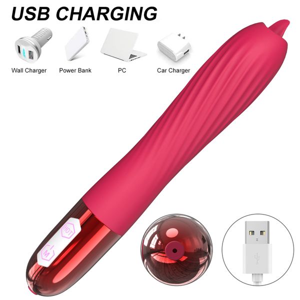 Wibrator-Silicone Vibrator USB, 10 vibration modes, Heating zdjęcie 4