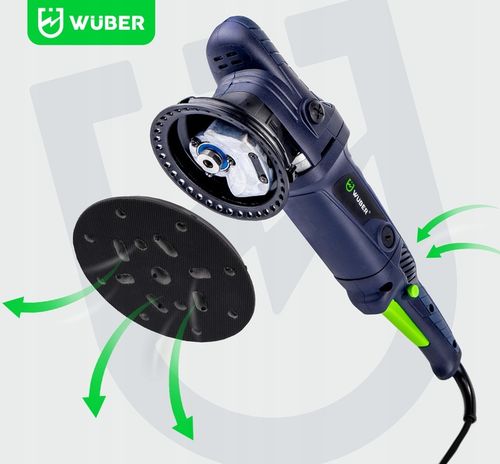 POLERKA SAMOCHODOWA 1500W MIMOŚRODOWA Z REGULACJĄ OSCYLACYJNA + GĄBKI +PADY na Arena.pl