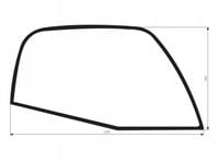 Szyba boczna prawa ładowarka Manitou MLT MT MVT