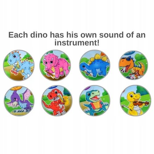 MATA MUZYCZNA TAŃCZENIA DZIECI INTERAKTYWNA PIANINKO NAGRYWA 1,1 m WOOPIE na Arena.pl