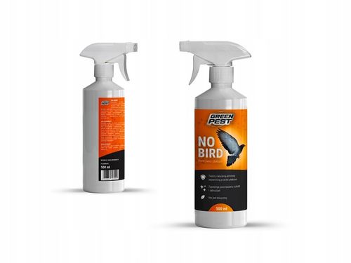 ŚRODEK SPRAY PREPARAT ODSTRASZAJĄCY GOŁĘBIE PTAKI WRÓBLE NO BIRD 500ML na Arena.pl