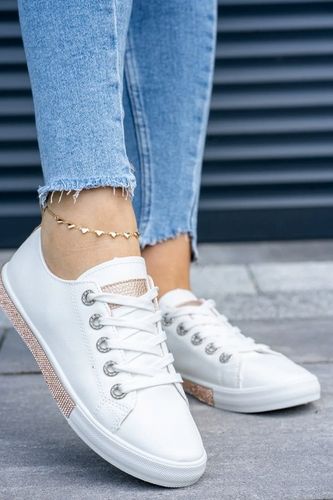 Białe trampki damskie skórzane Queen 39 na Arena.pl