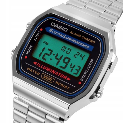 ZEGAREK MĘSKI CASIO VINTAGE RETRO KLASYK A168WA-1W +BOX na Arena.pl