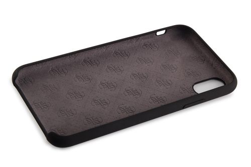 GUESS SILICONE CASE - iPhone XS Max - BLACK na Arena.pl