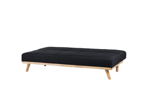 Sofa rozkładana czarna FROYA na Arena.pl